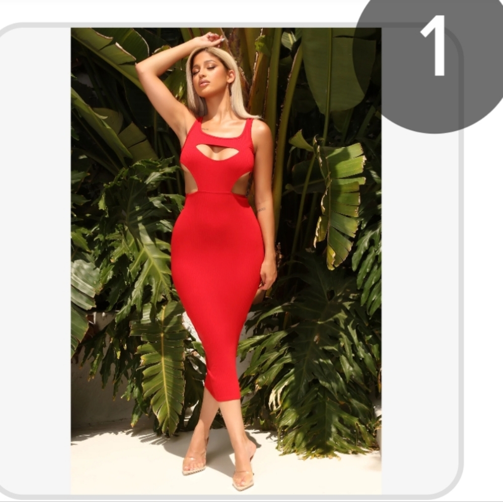 FN NWT super cute red dress